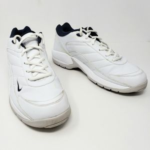 Nike Air White Leather Golf Shoes Womens 10